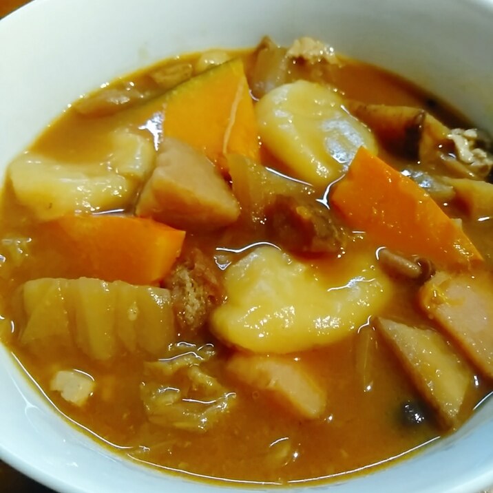リメイク 、ほうとう風カレー水団!
